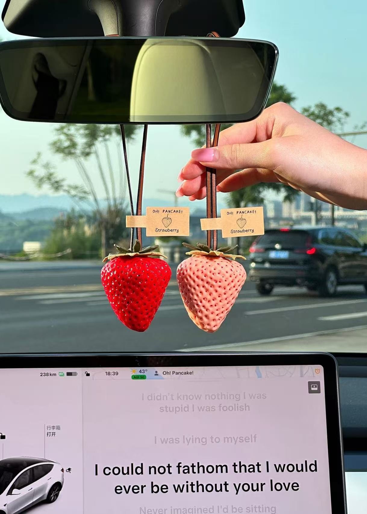 Strawberry 🍓 keyring