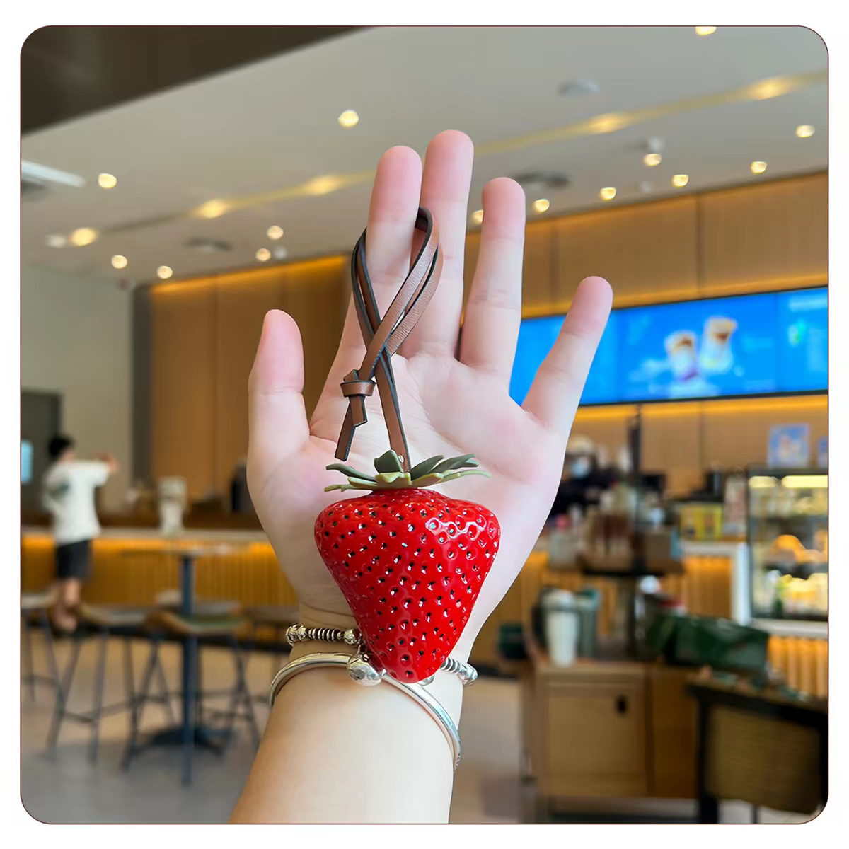 BerryEDC-Red handmade strawberry pendant【2pcs/4pcs/6pcs】