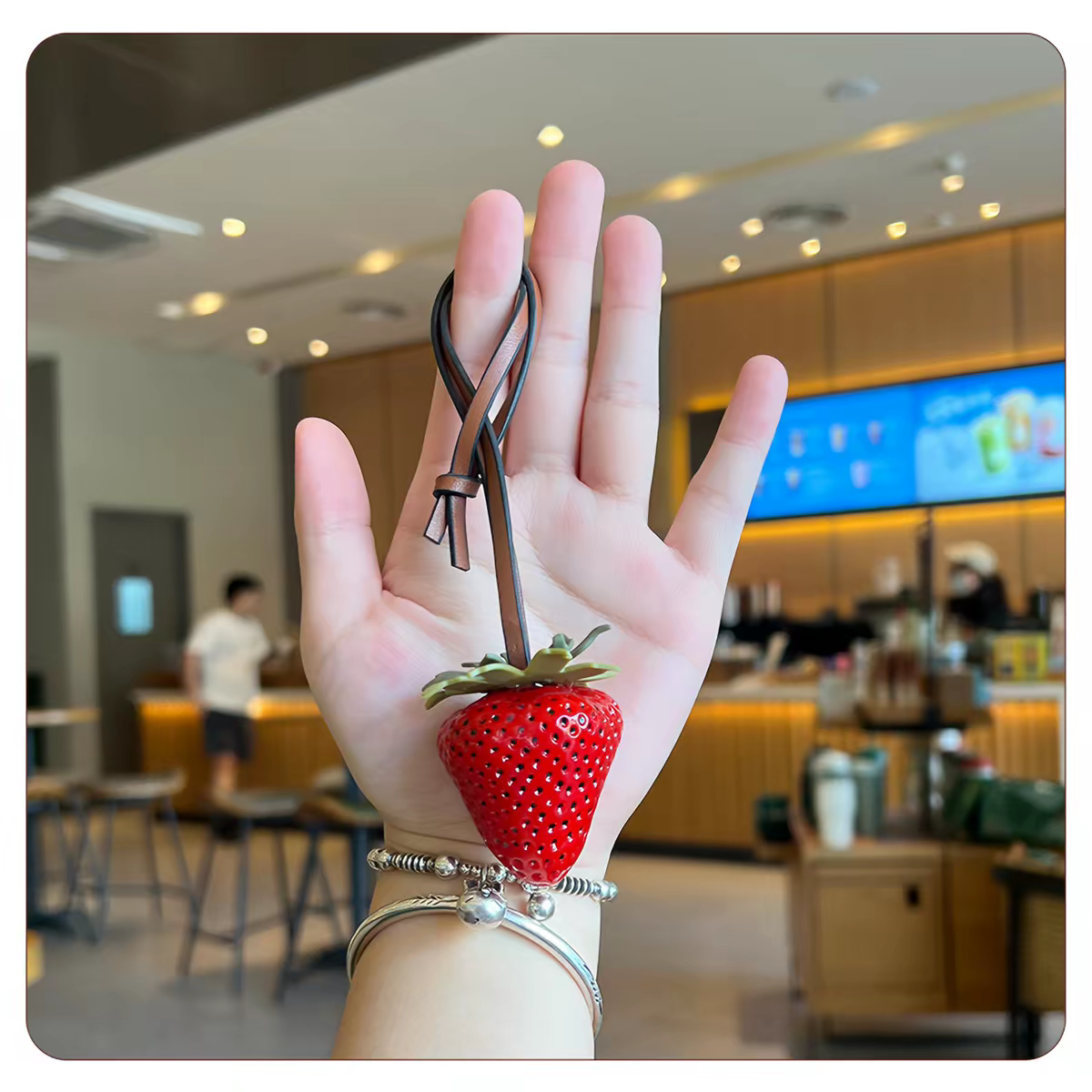 BerryEDC-Red handmade strawberry pendant【2pcs/4pcs/6pcs】