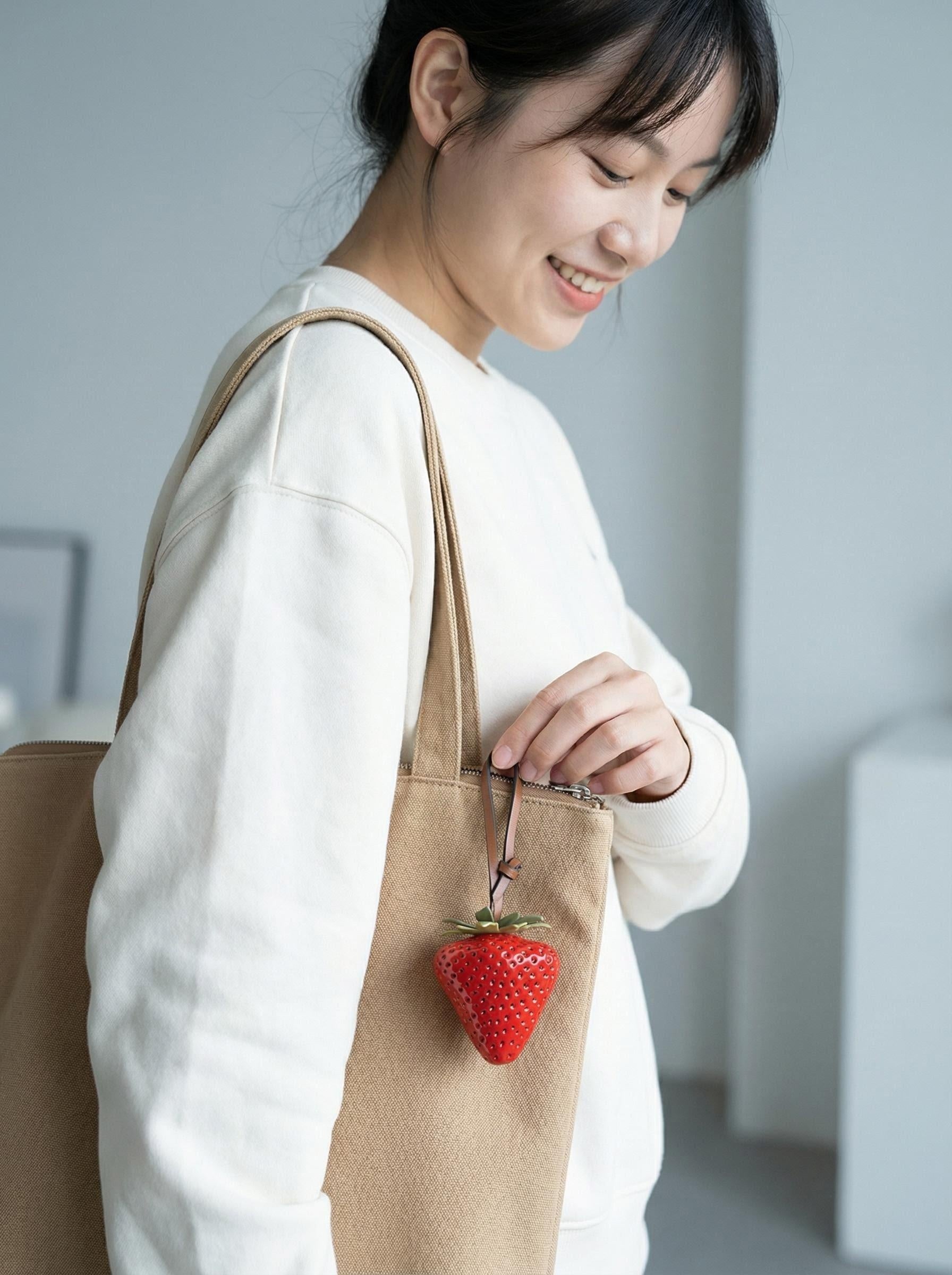 BerryEDC-Red handmade strawberry pendant【2pcs/4pcs/6pcs】