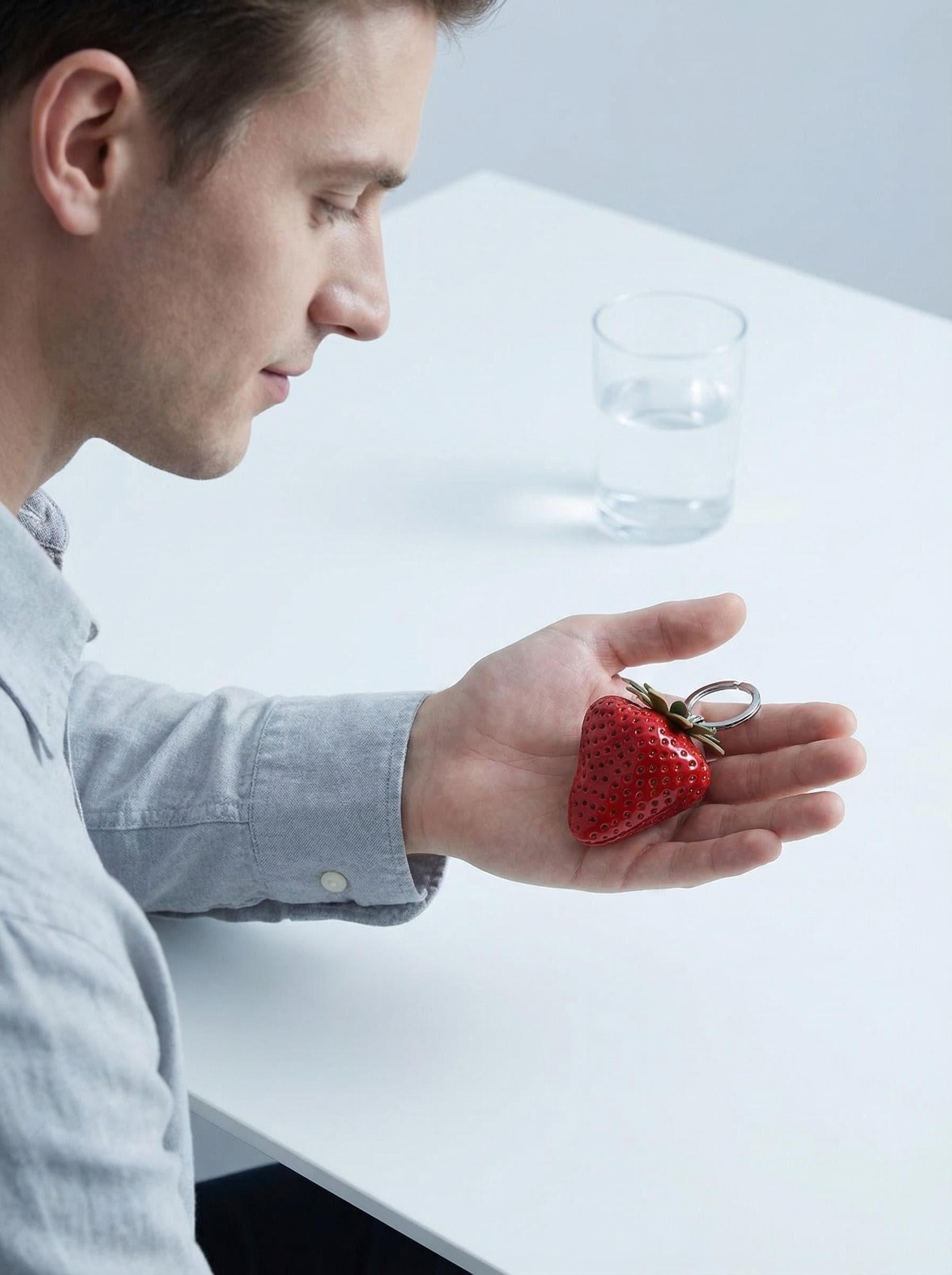 BerryEDC-Red handmade strawberry pendant【2pcs/4pcs/6pcs】