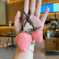 BerryEDC-Pink handmade strawberry pendant【2pcs/4pcs/6pcs】